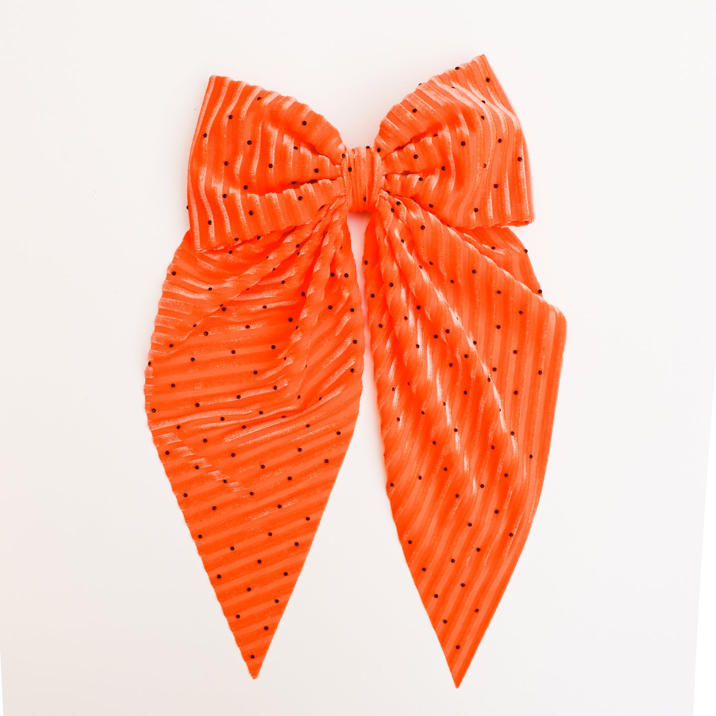 Orange Jumbo Sailor Bow