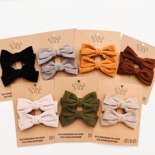 Load image into Gallery viewer, Faux Suede Ribbon Mini Piggies
