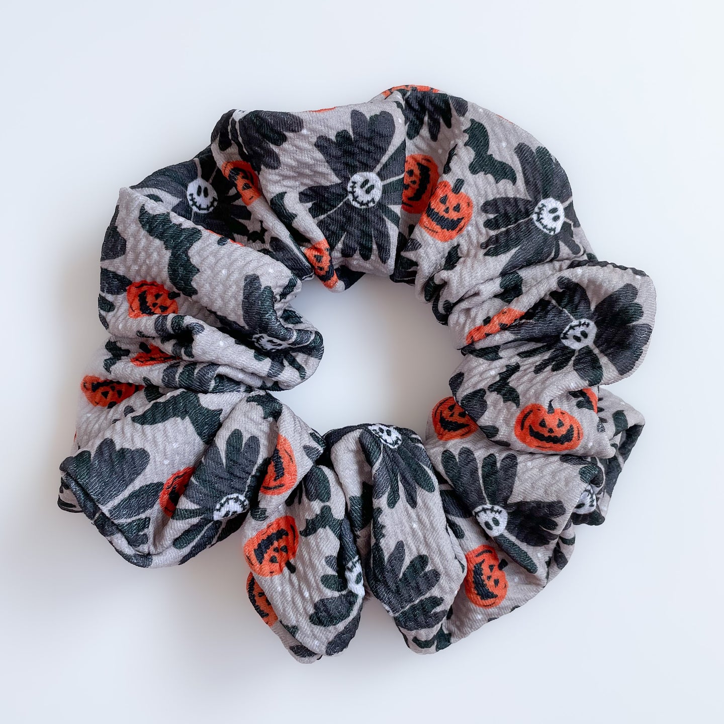 Skele-Flower Scrunchie